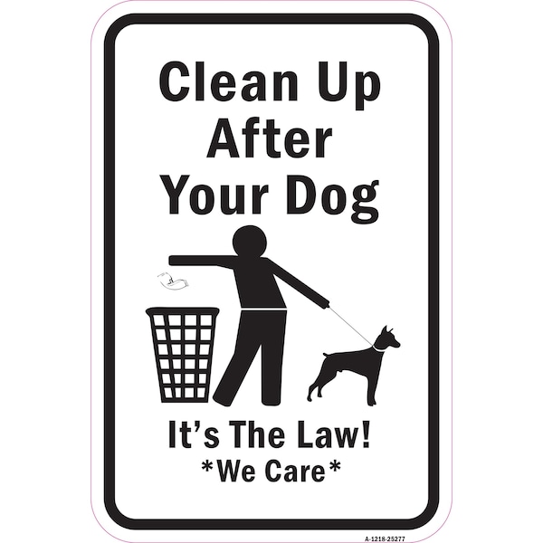 Signmission Safety Sign, 12 in Height, Aluminum, 18 in Length, 25277 A-1218-25277 - main
